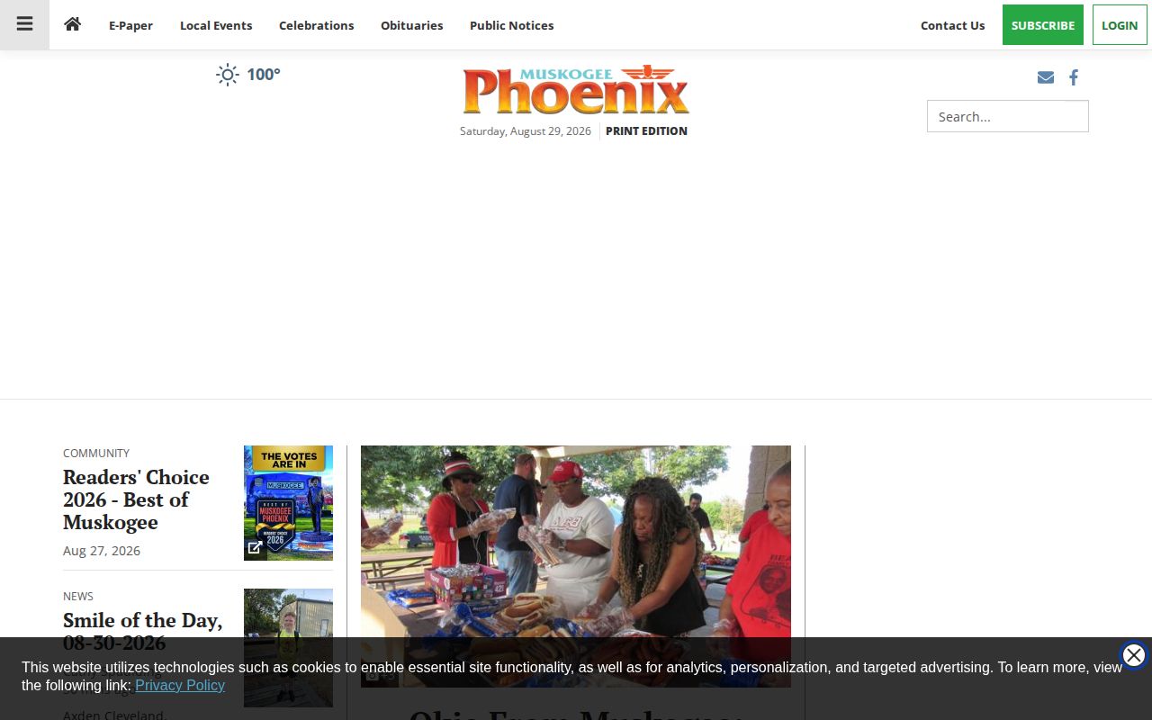 Muskogee County crime-news and mugshot source, Muskogee Phoenix